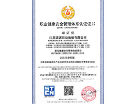 职业健康安全管理体系